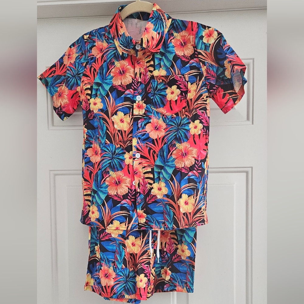 Hibiscus Short Set